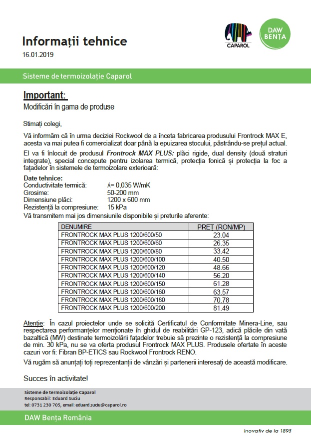 Frontrock MAX PLUS