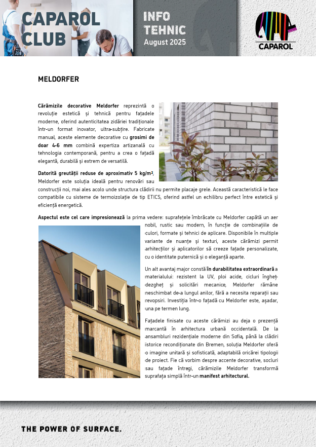 MELDORFER - CĂRĂMIDĂ DECORATIVĂ